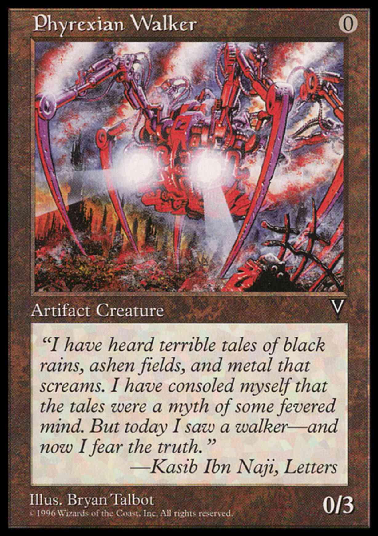 Phyrexian Walker magic card front