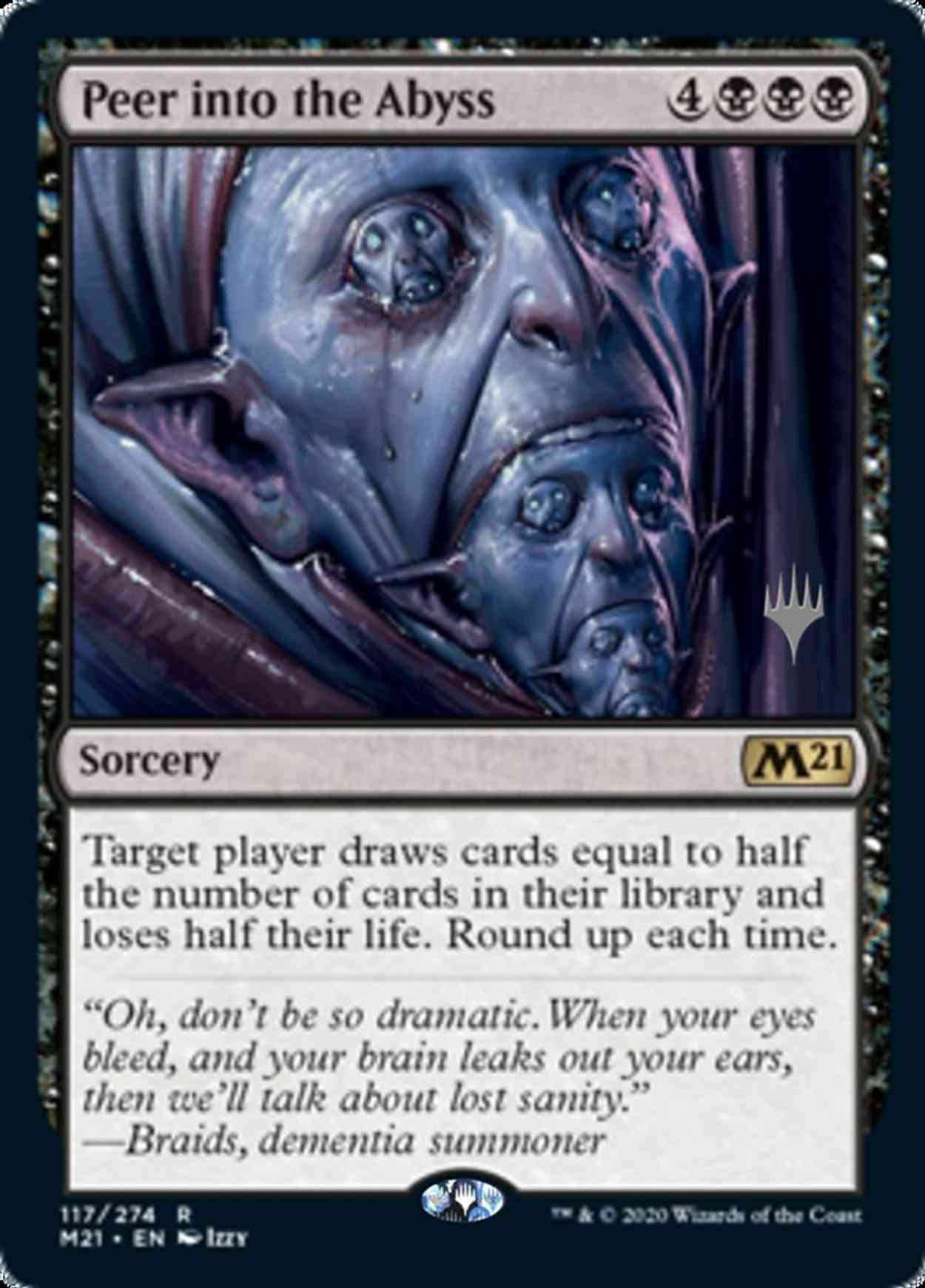 Peer into the Abyss magic card front