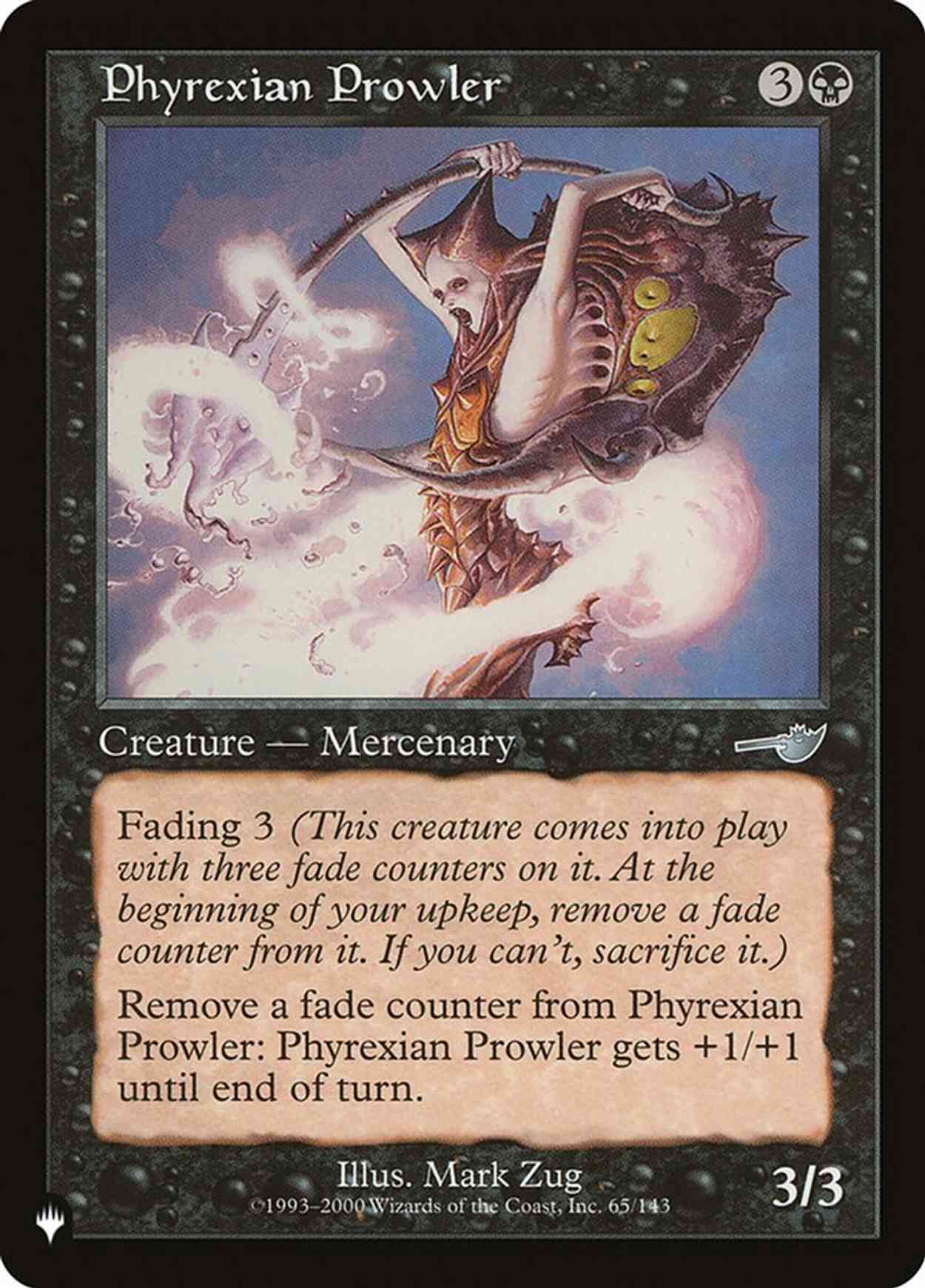 Phyrexian Prowler magic card front