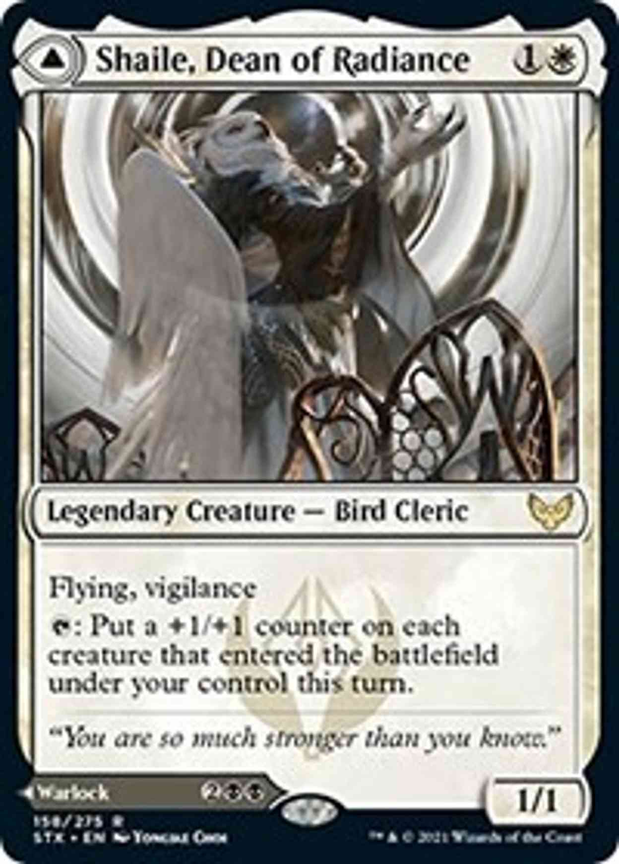 Shaile, Dean of Radiance magic card front
