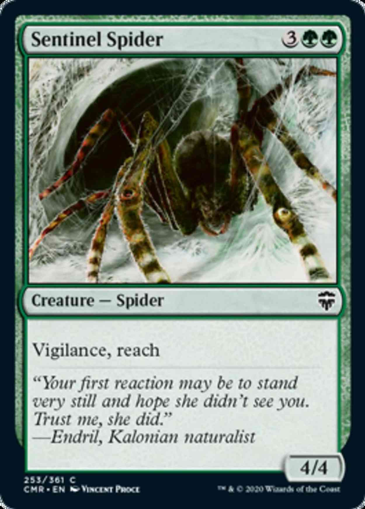 Sentinel Spider magic card front