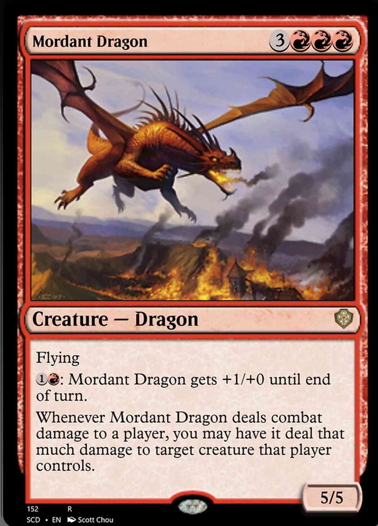 Mordant Dragon magic card front