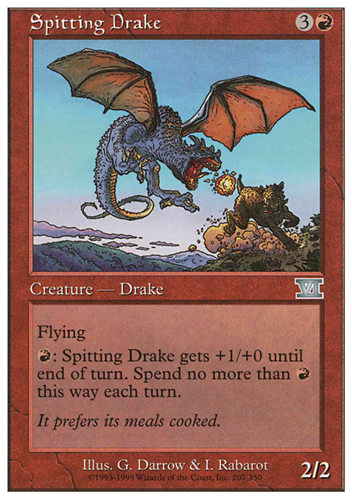 Spitting Drake magic card front