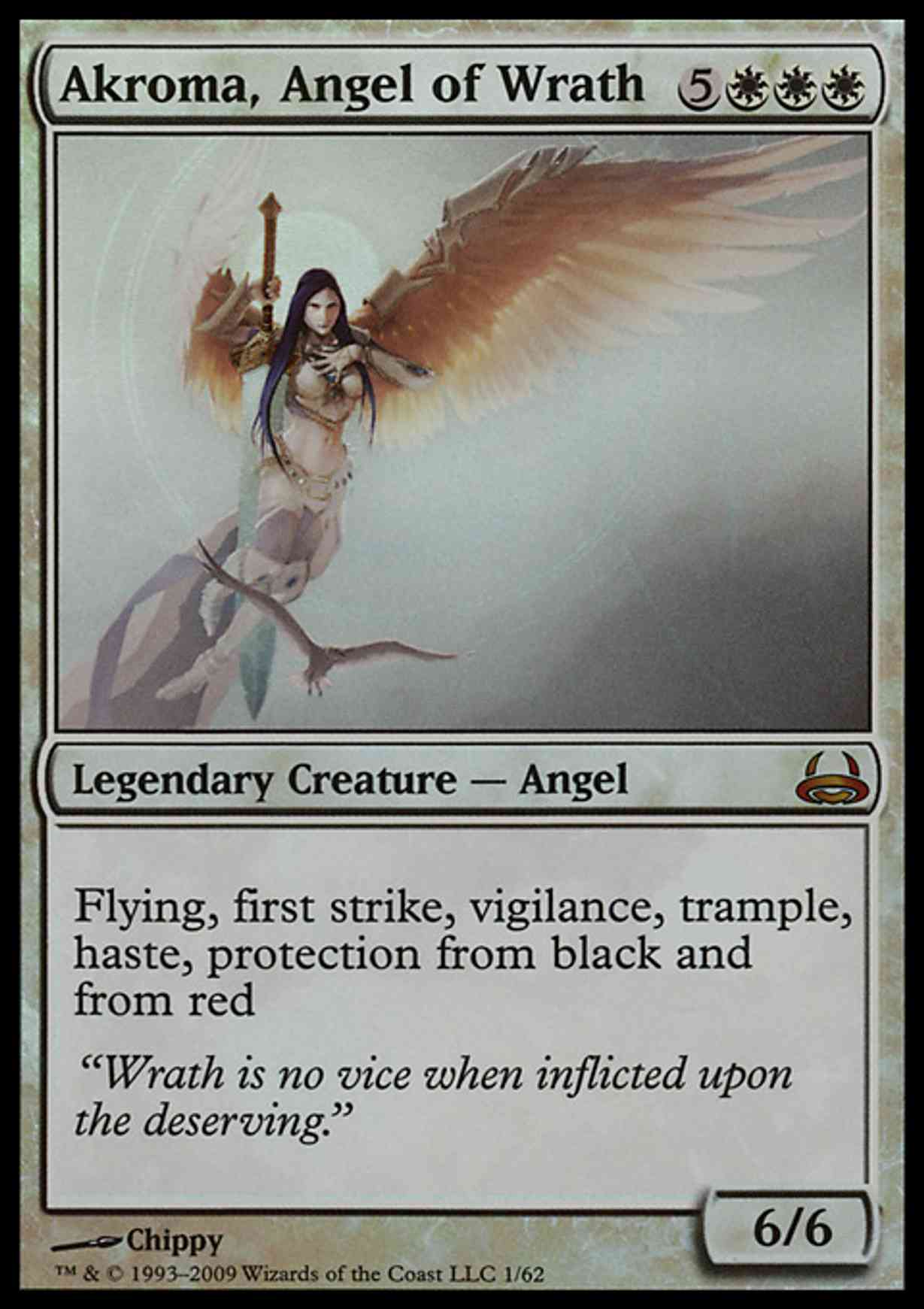 Akroma, Angel of Wrath magic card front