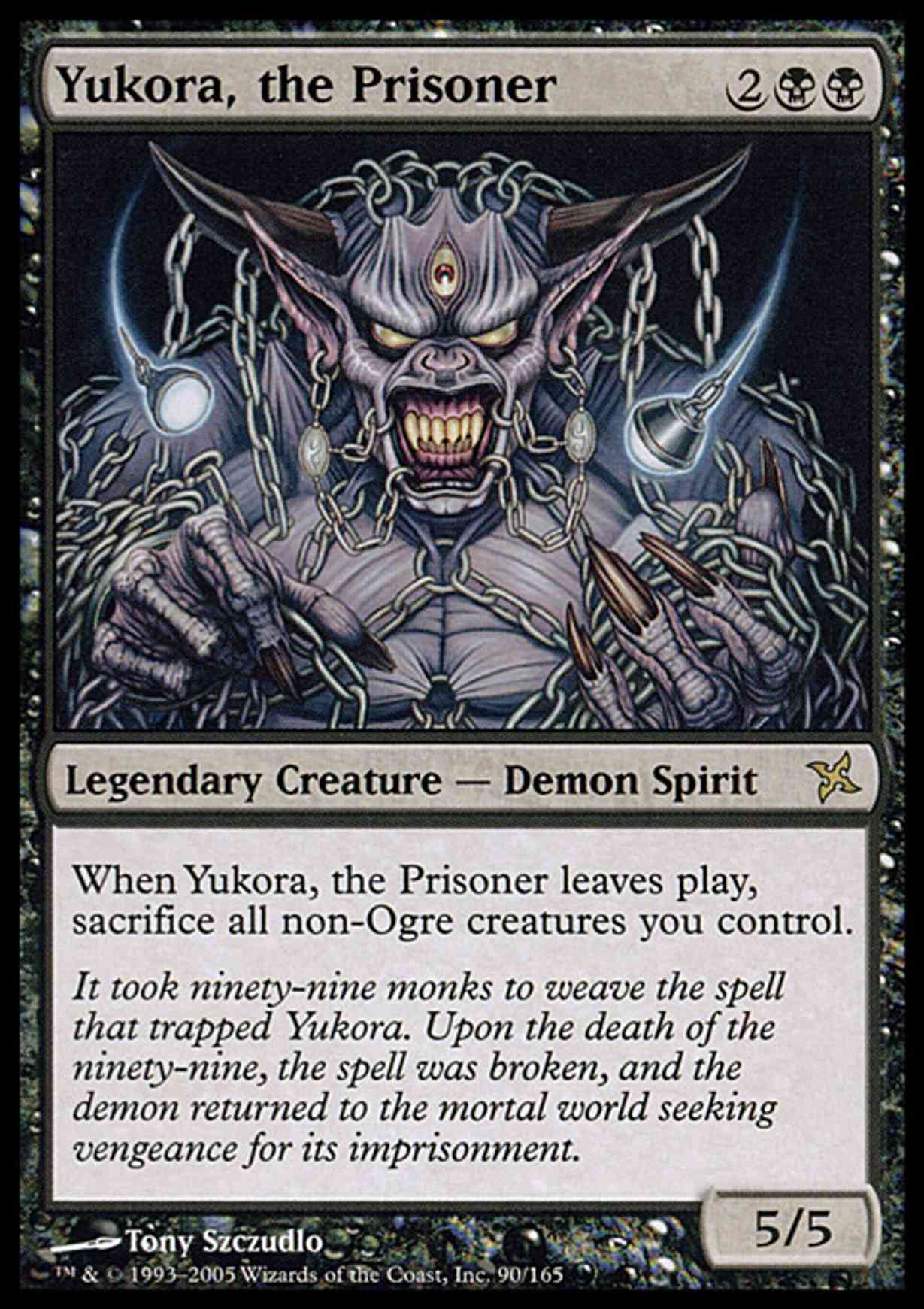 Yukora, the Prisoner magic card front