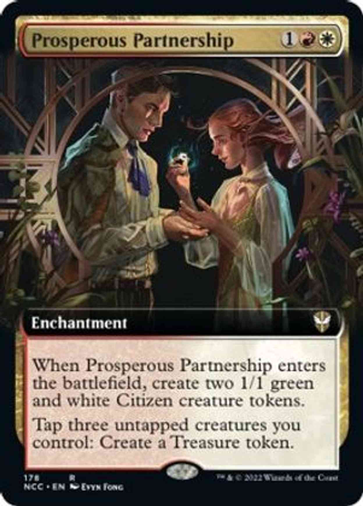 Prosperous Partnership (Extended Art) magic card front