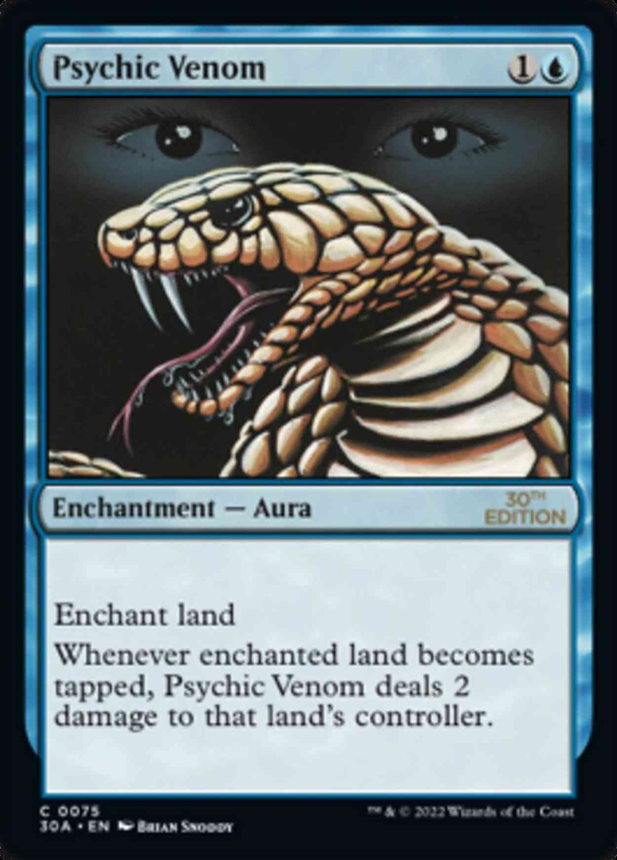 Psychic Venom magic card front