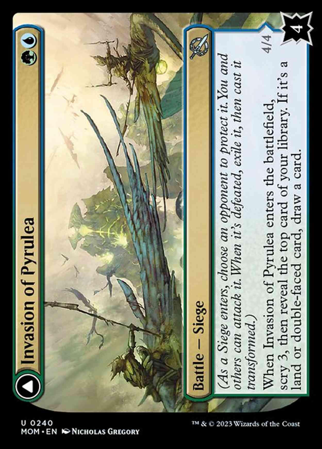 Invasion of Pyrulea magic card front
