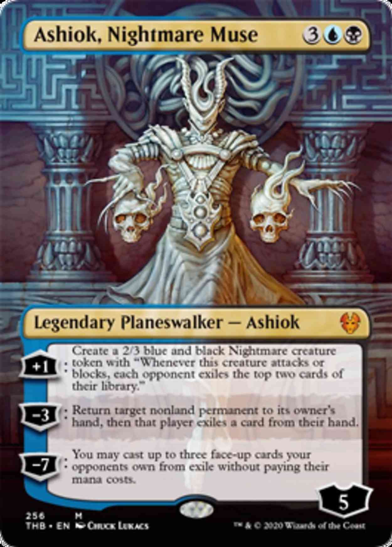 Ashiok, Nightmare Muse (Borderless) magic card front