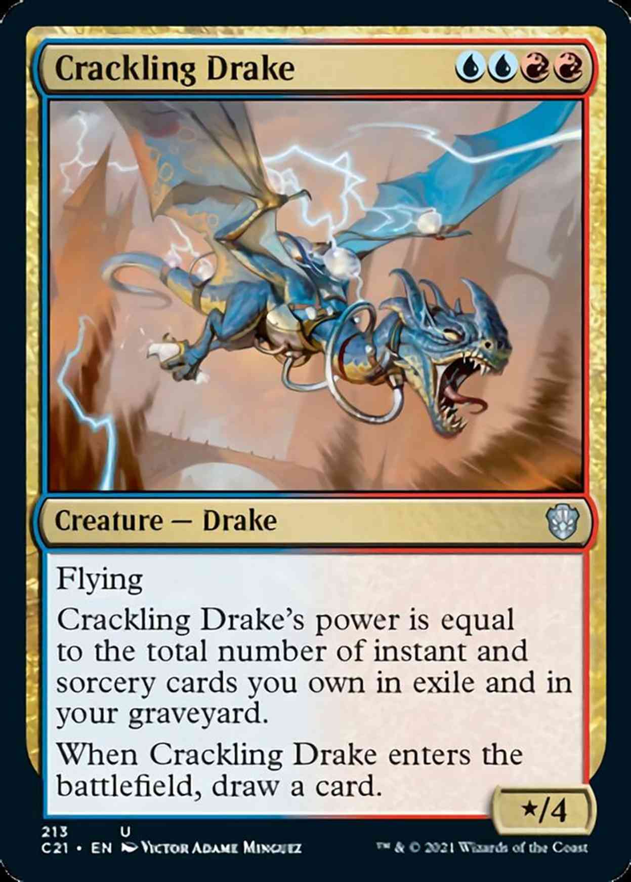 Crackling Drake magic card front