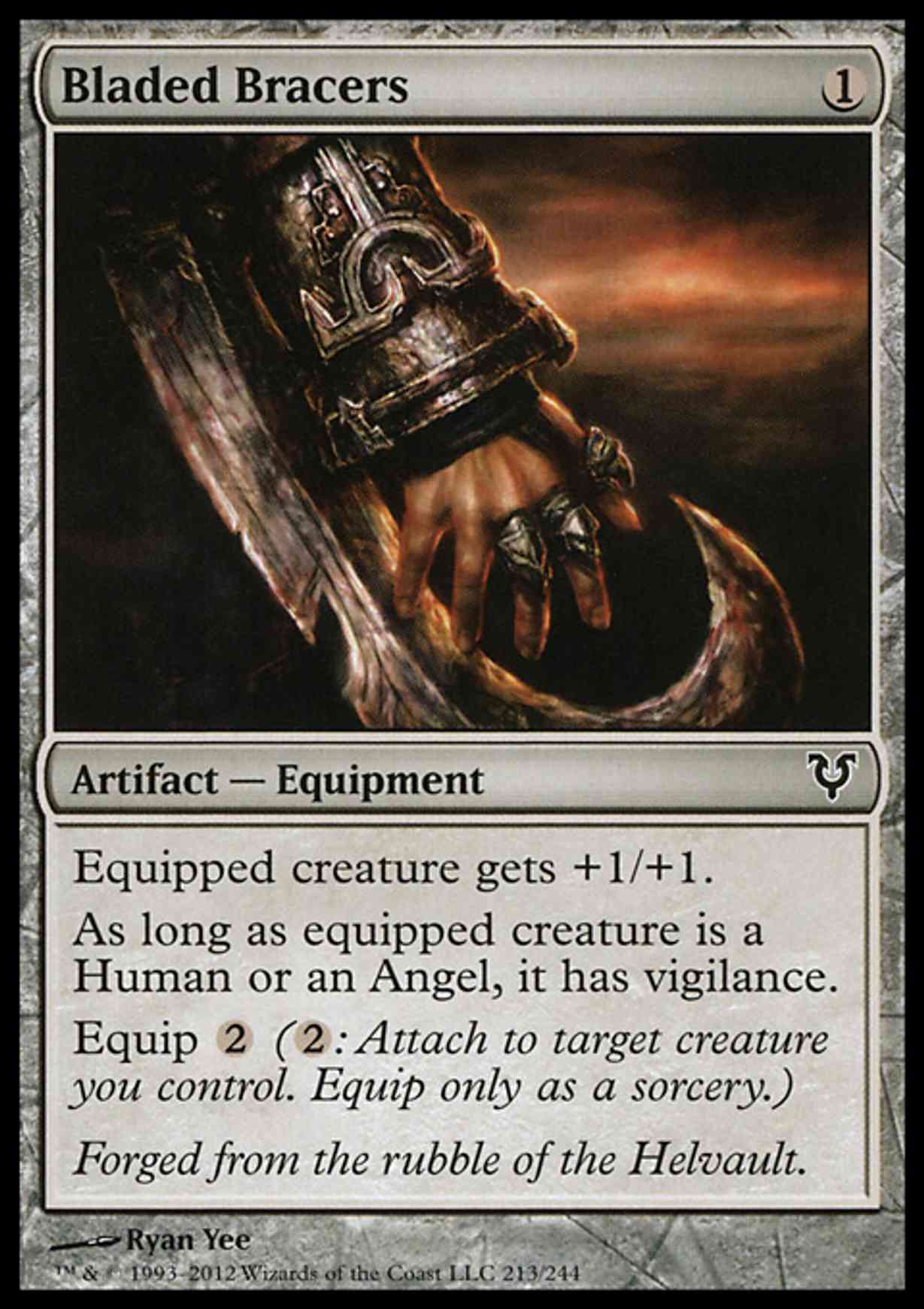 Bladed Bracers magic card front