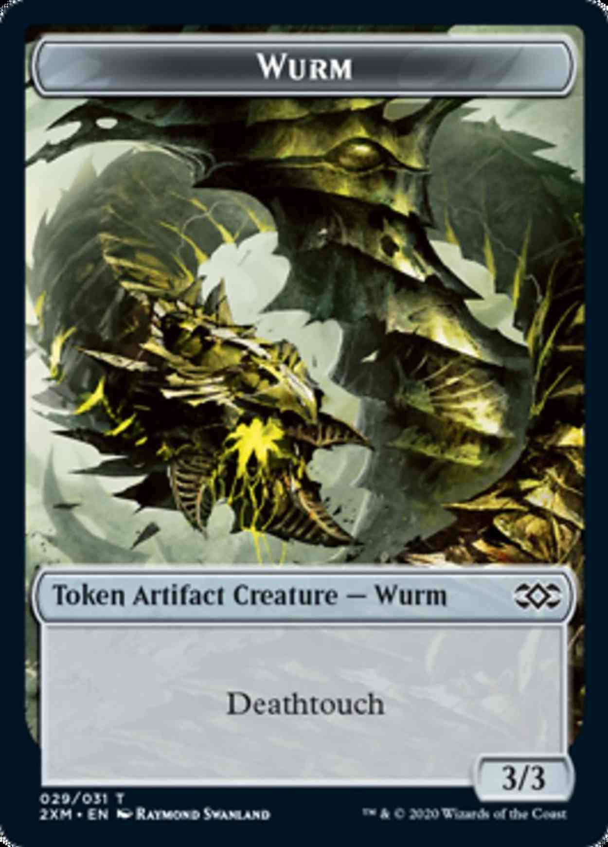 Wurm (029) Token magic card front