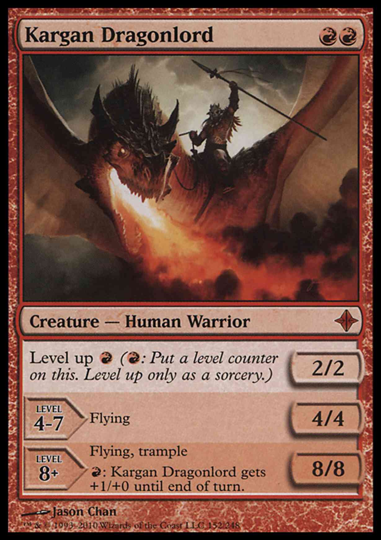 Kargan Dragonlord magic card front
