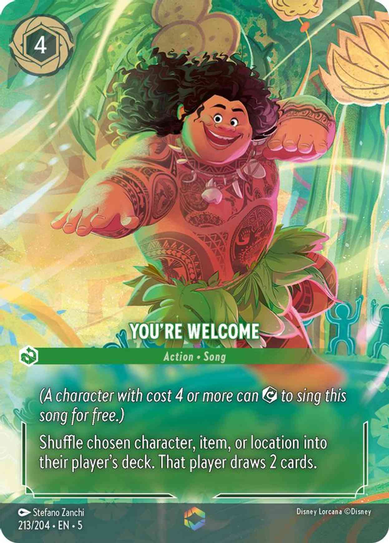 You're Welcome (Enchanted) magic card front