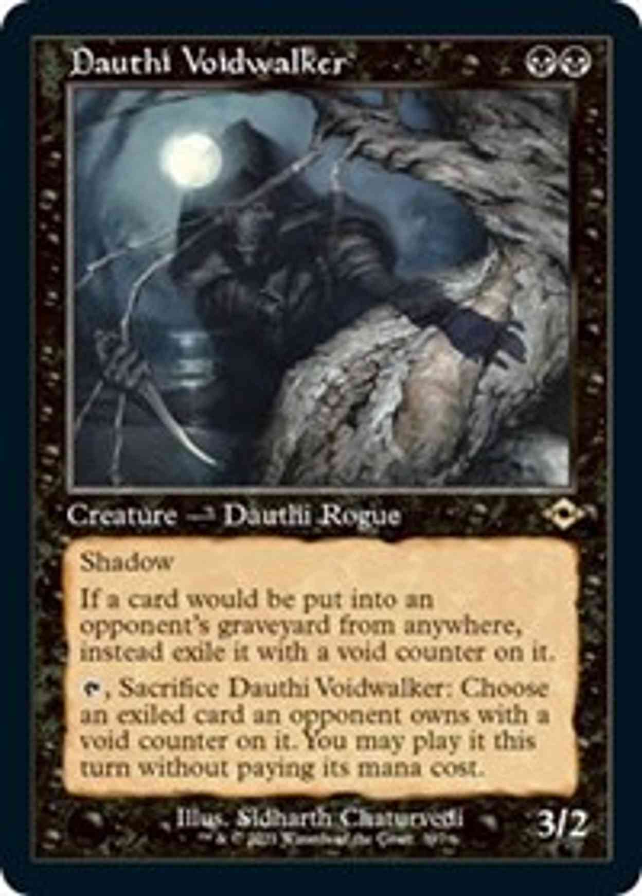 Dauthi Voidwalker (Retro Frame) (Foil Etched) magic card front
