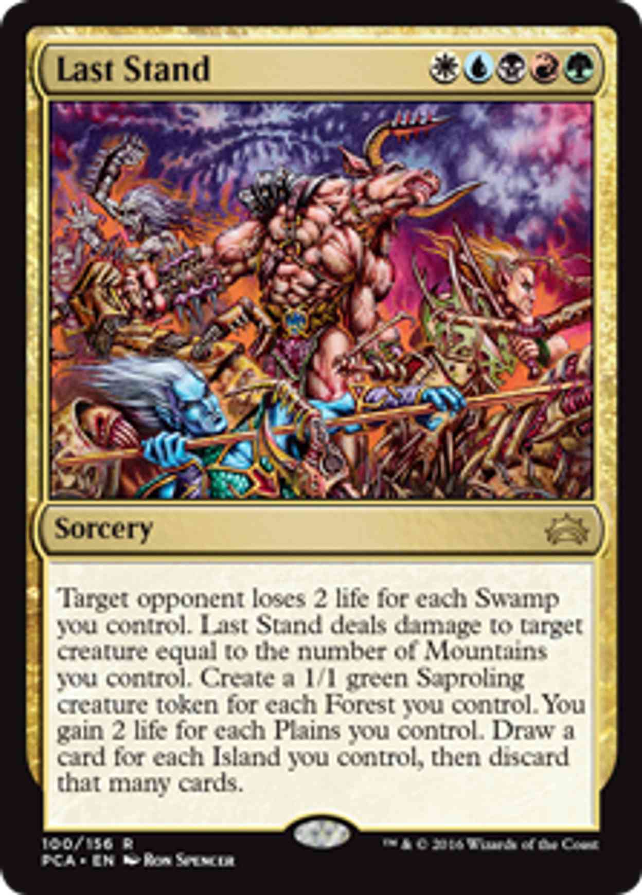 Last Stand magic card front