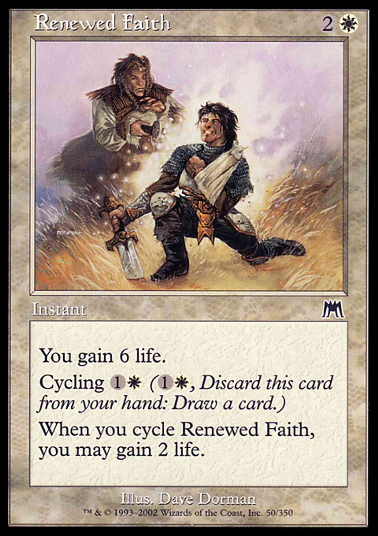 Renewed Faith magic card front