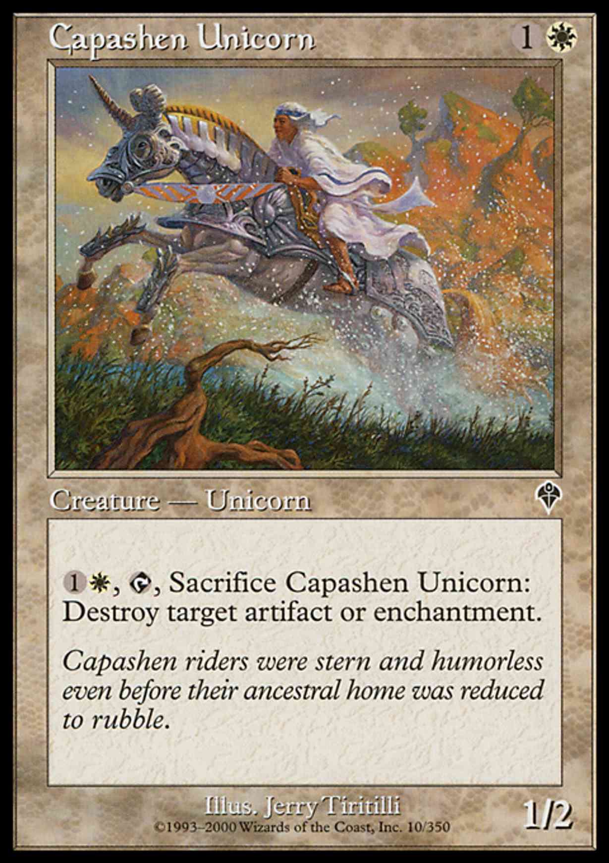 Capashen Unicorn magic card front