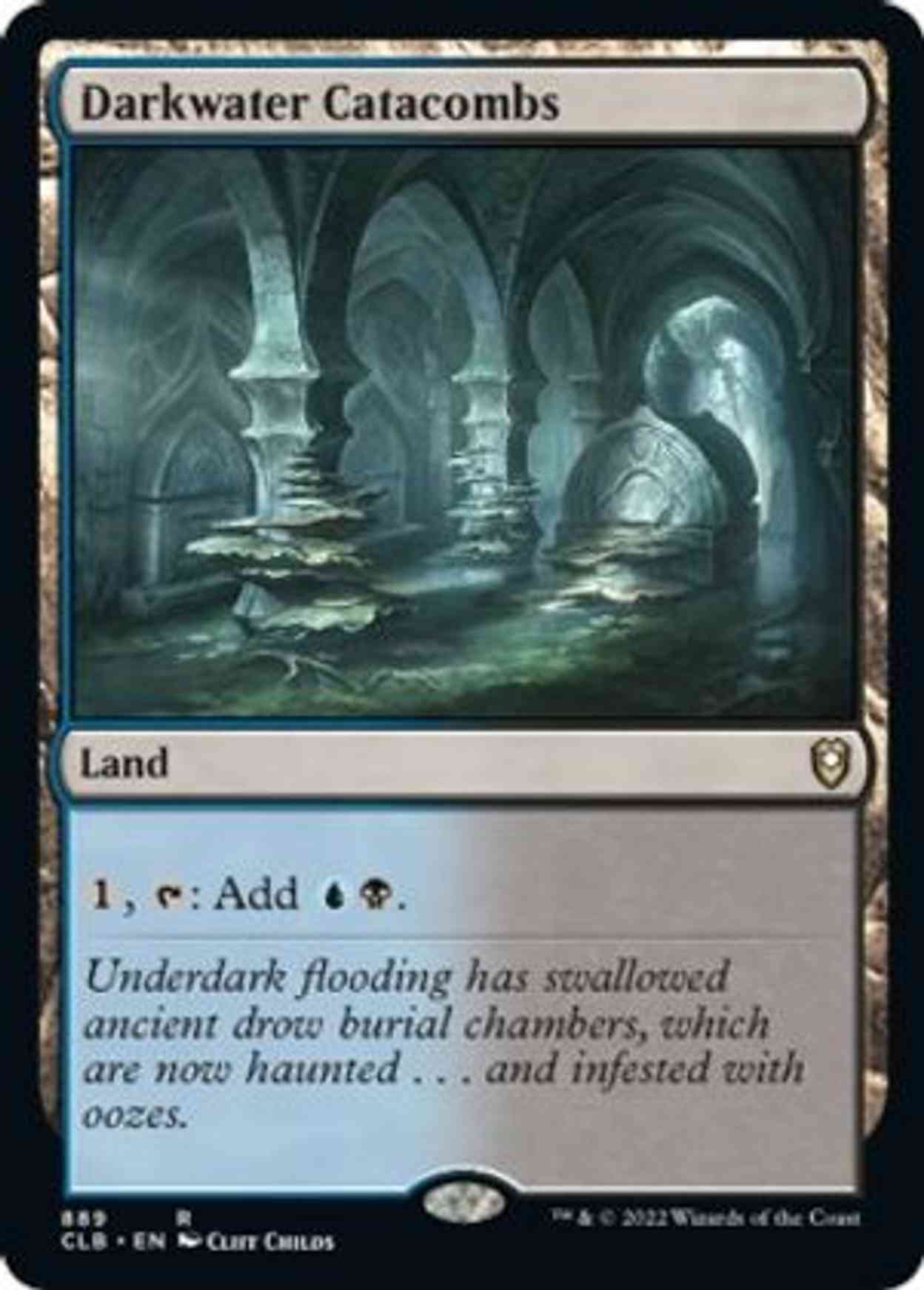 Darkwater Catacombs magic card front