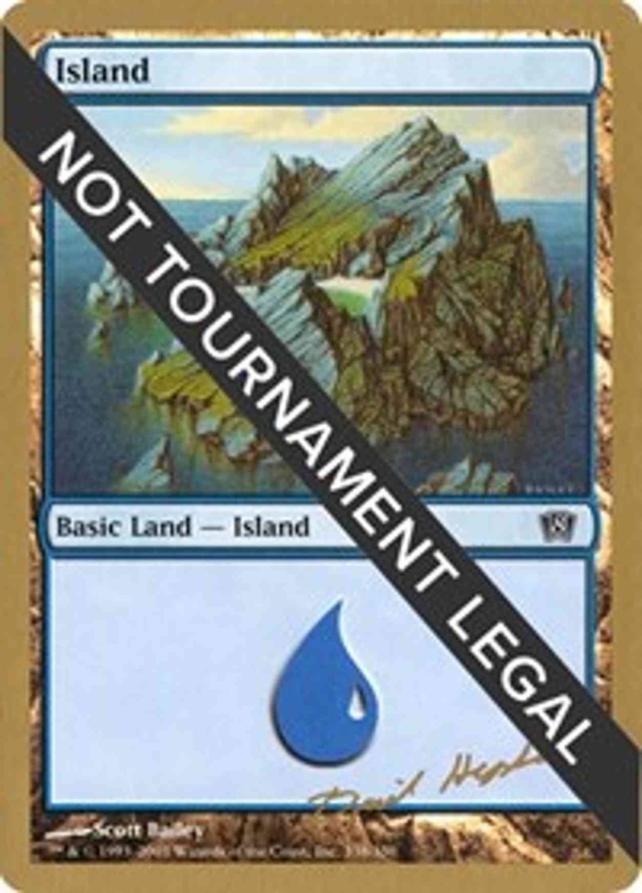 Island (338) - 2003 Dave Humpherys (8ED) magic card front