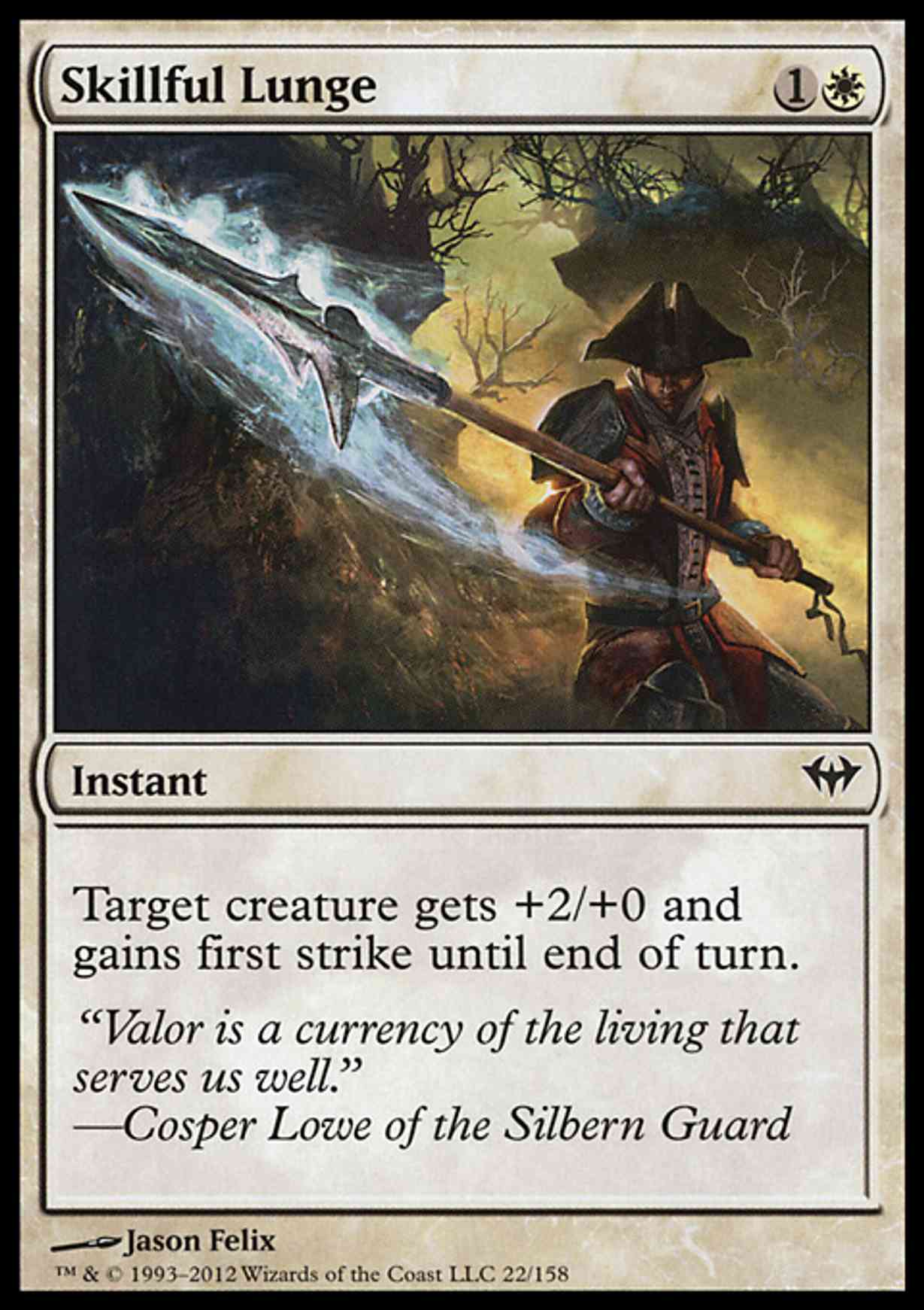 Skillful Lunge magic card front