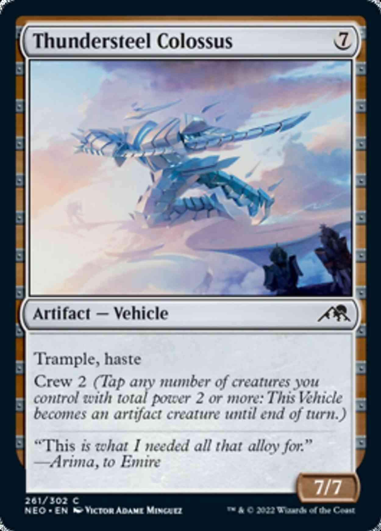 Thundersteel Colossus magic card front