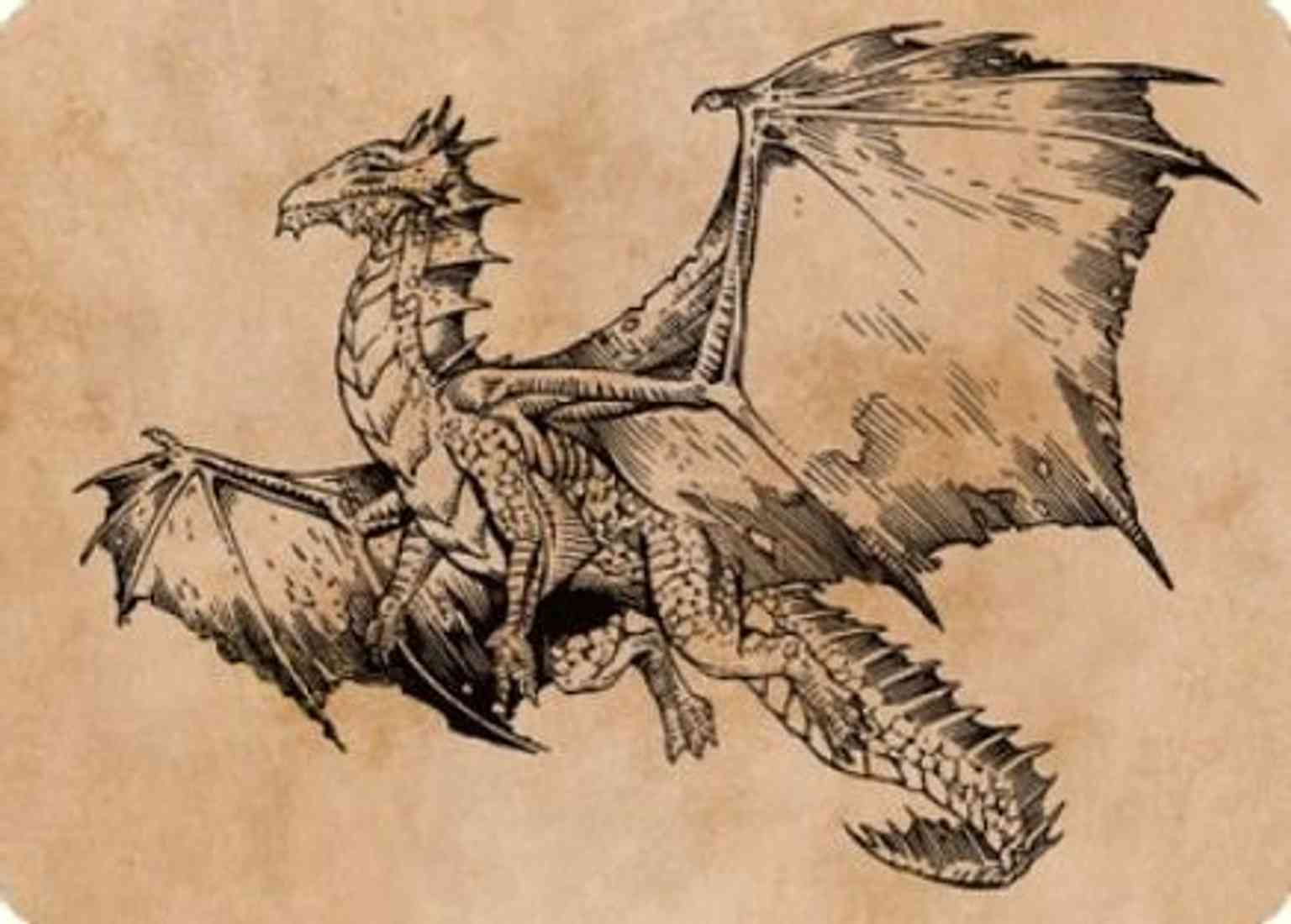 Ancient Bronze Dragon Art Card (58/81) magic card front
