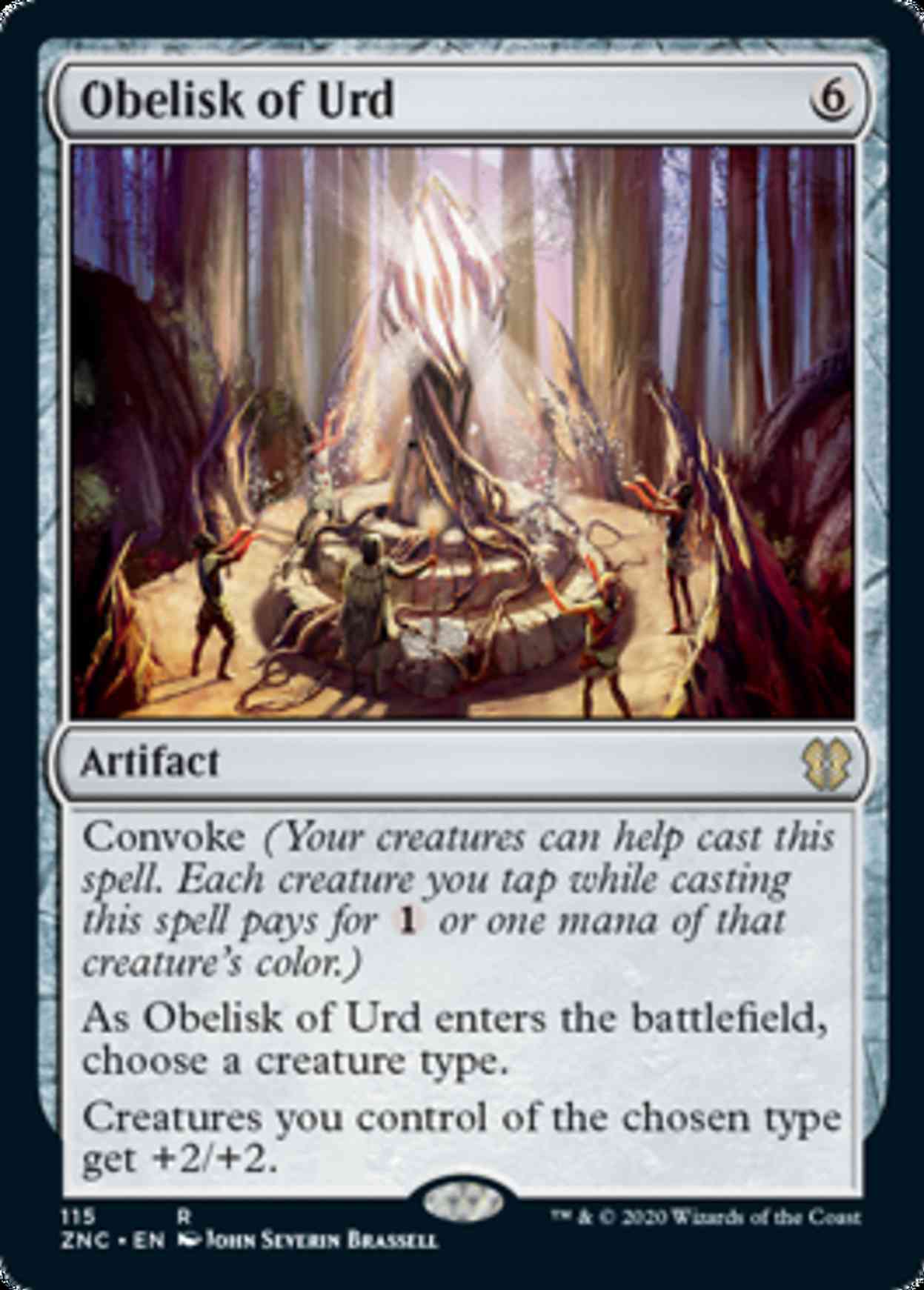 Obelisk of Urd magic card front