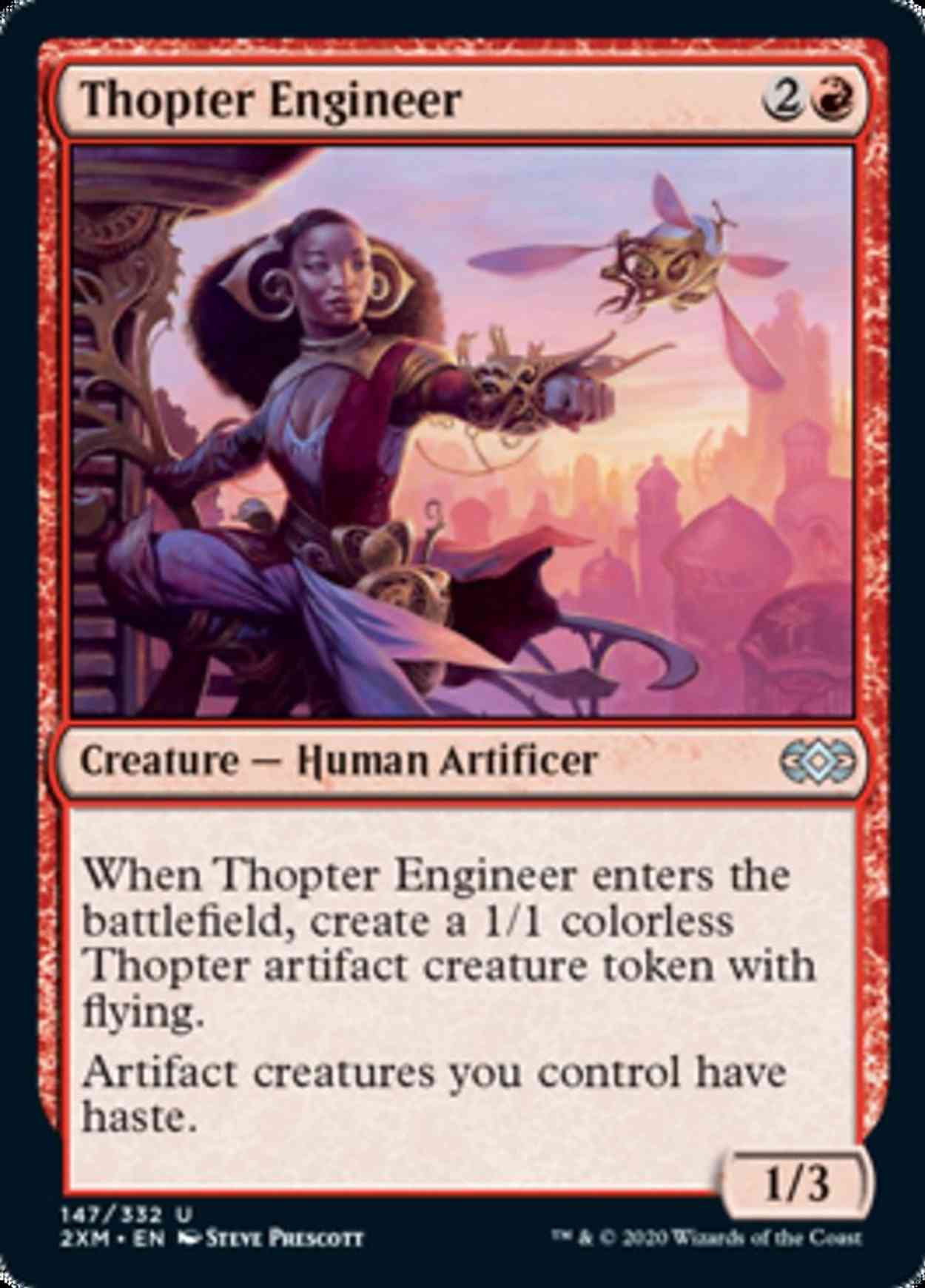 Thopter Engineer magic card front