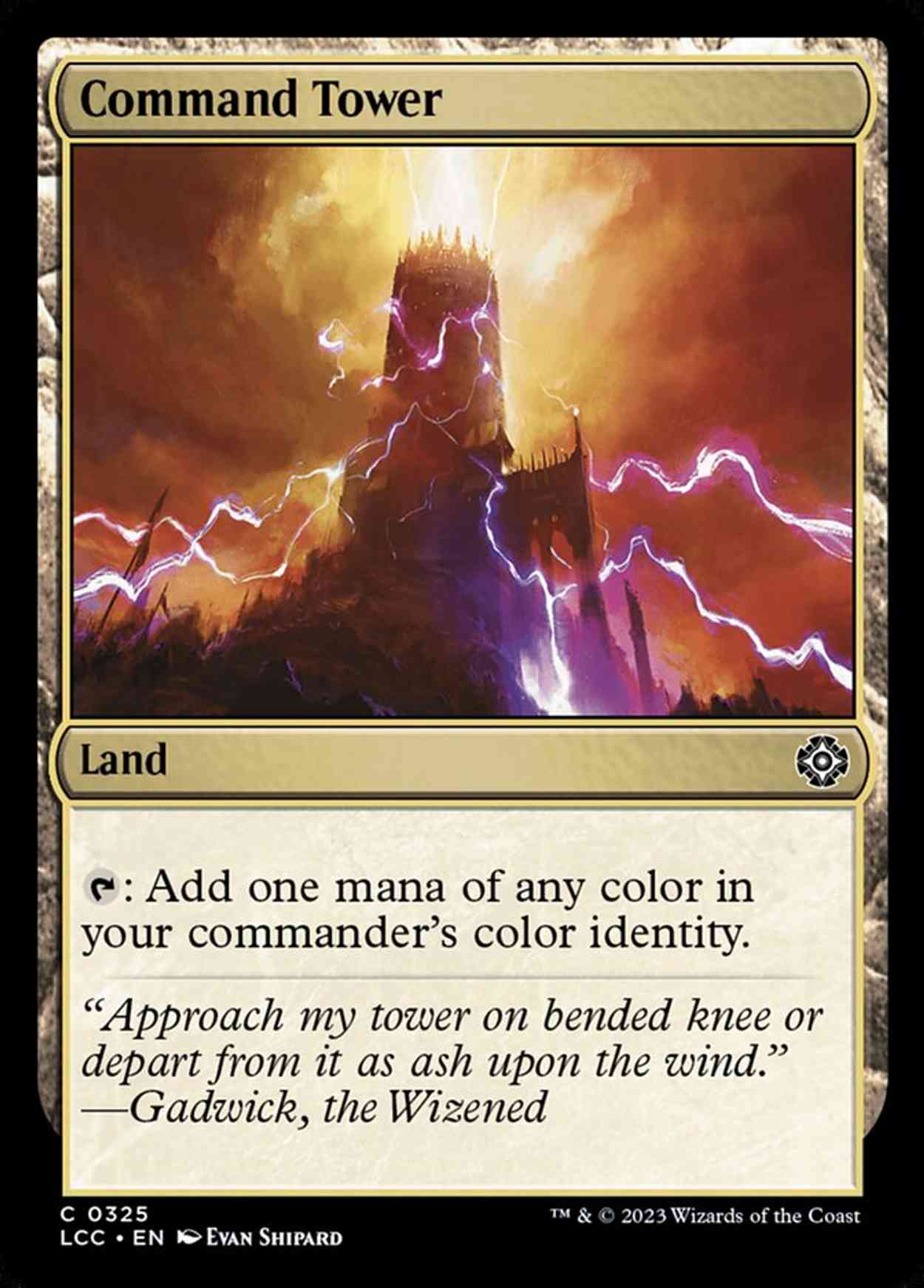 Command Tower Price from mtg Lost Caverns of Ixalan Commander