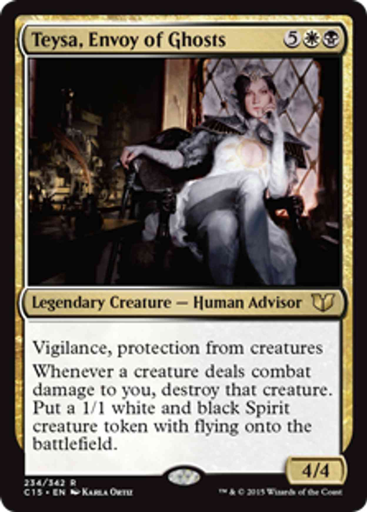 Teysa, Envoy of Ghosts magic card front