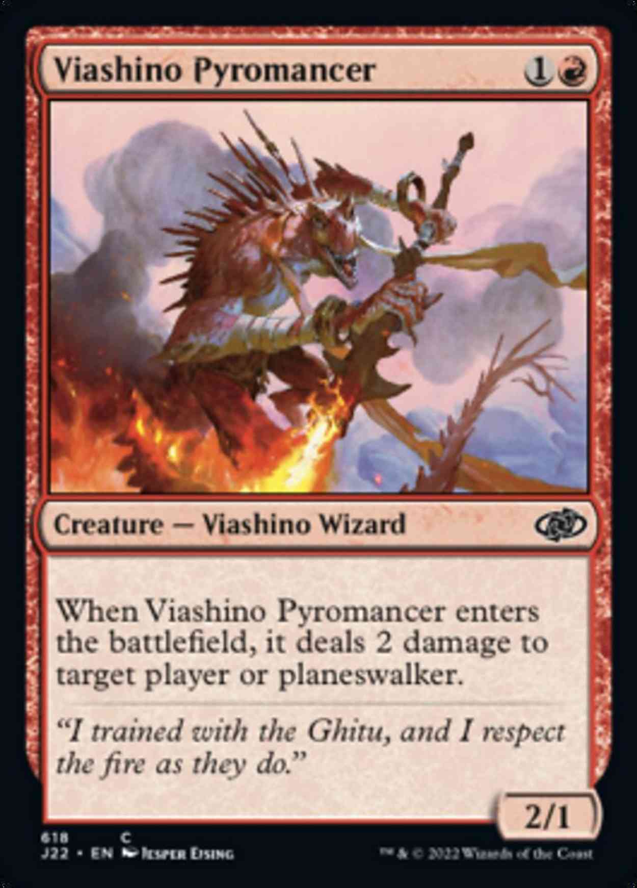 Viashino Pyromancer magic card front