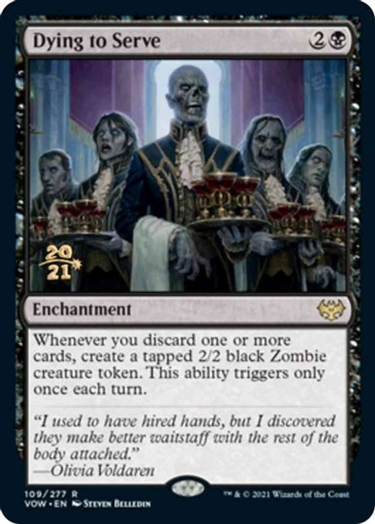 Dying to Serve magic card front