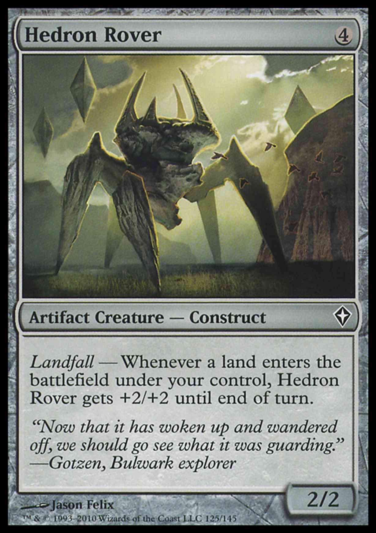 Hedron Rover magic card front