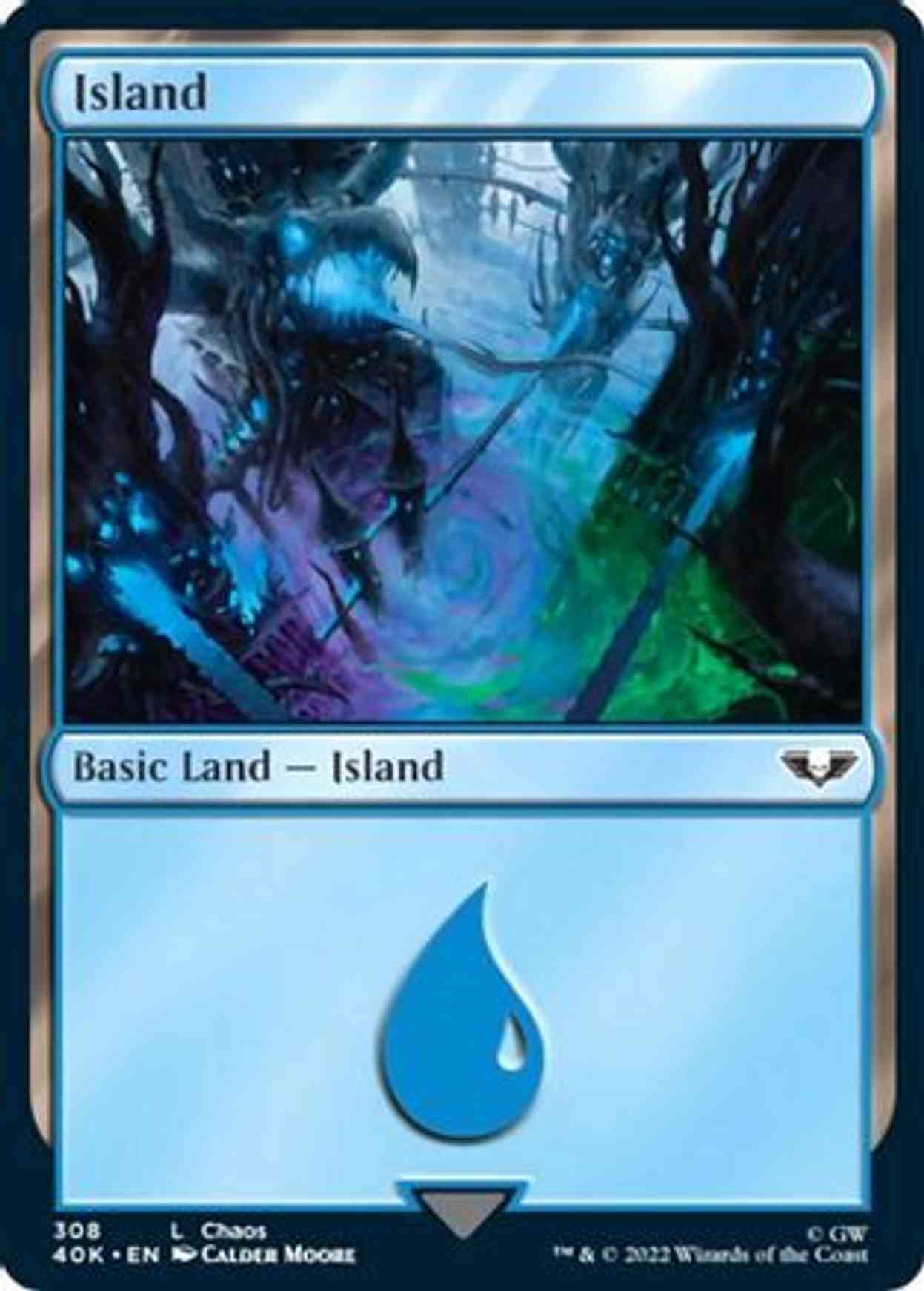 Island (308) (Surge Foil) magic card front