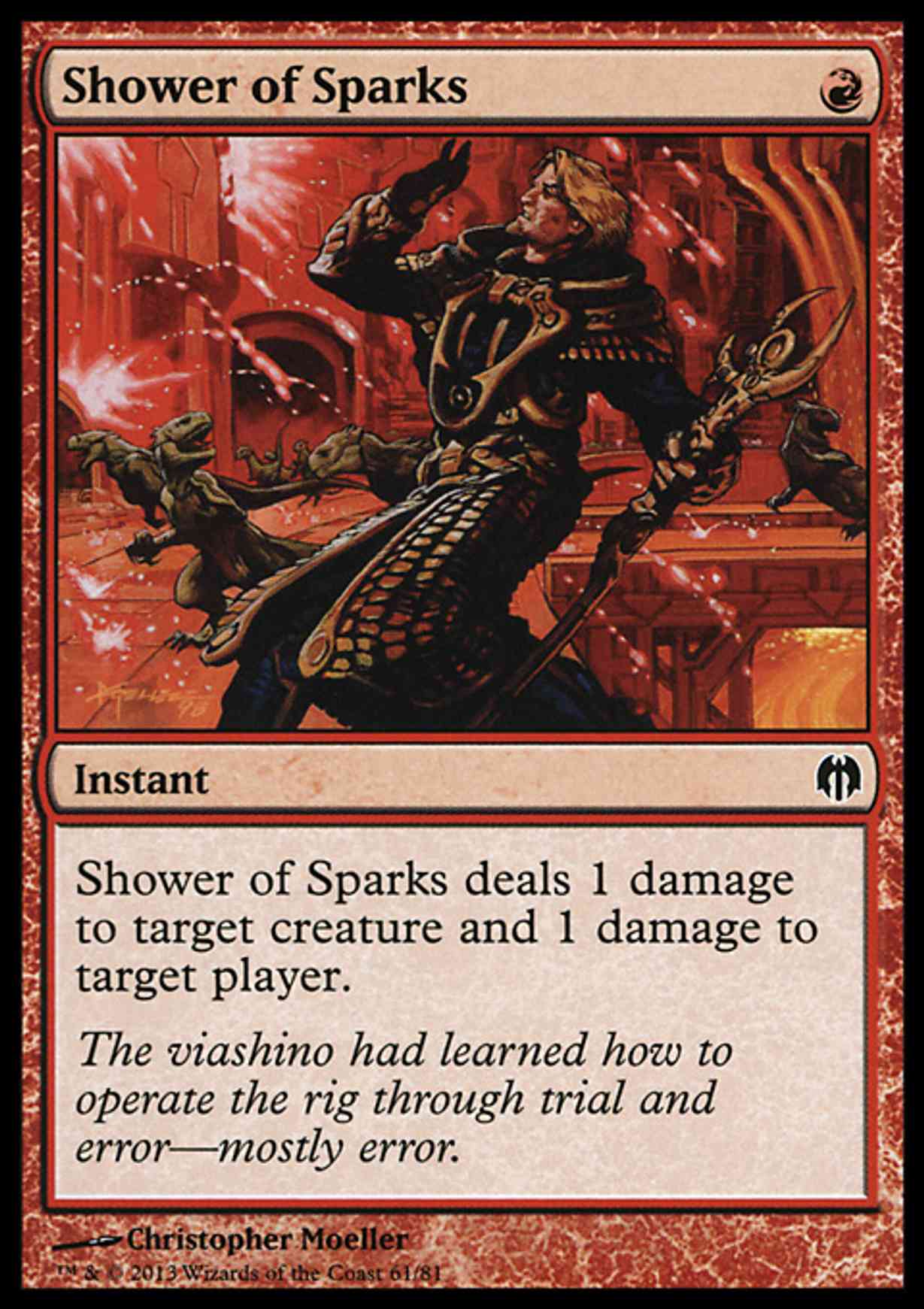 Shower of Sparks magic card front