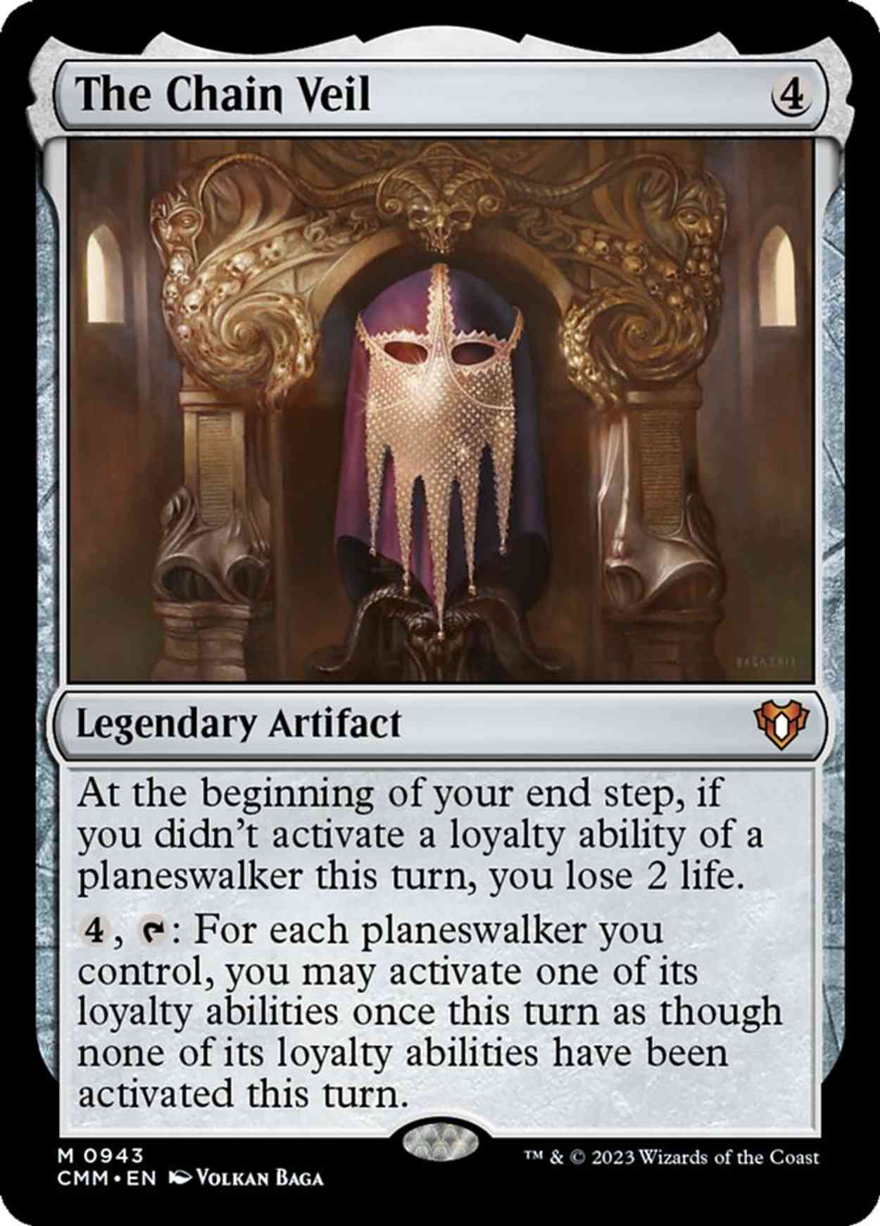 The Chain Veil magic card front