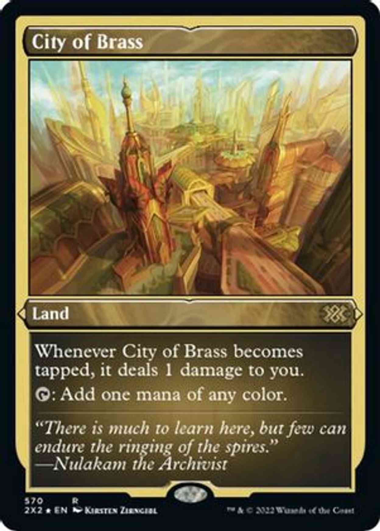 City of Brass (Foil Etched) magic card front