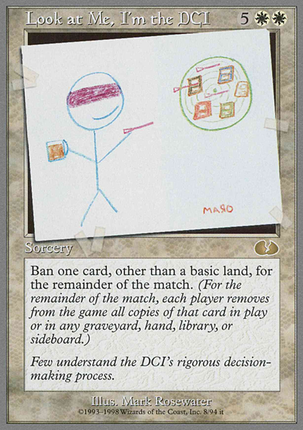 Look at Me, I'm the DCI magic card front