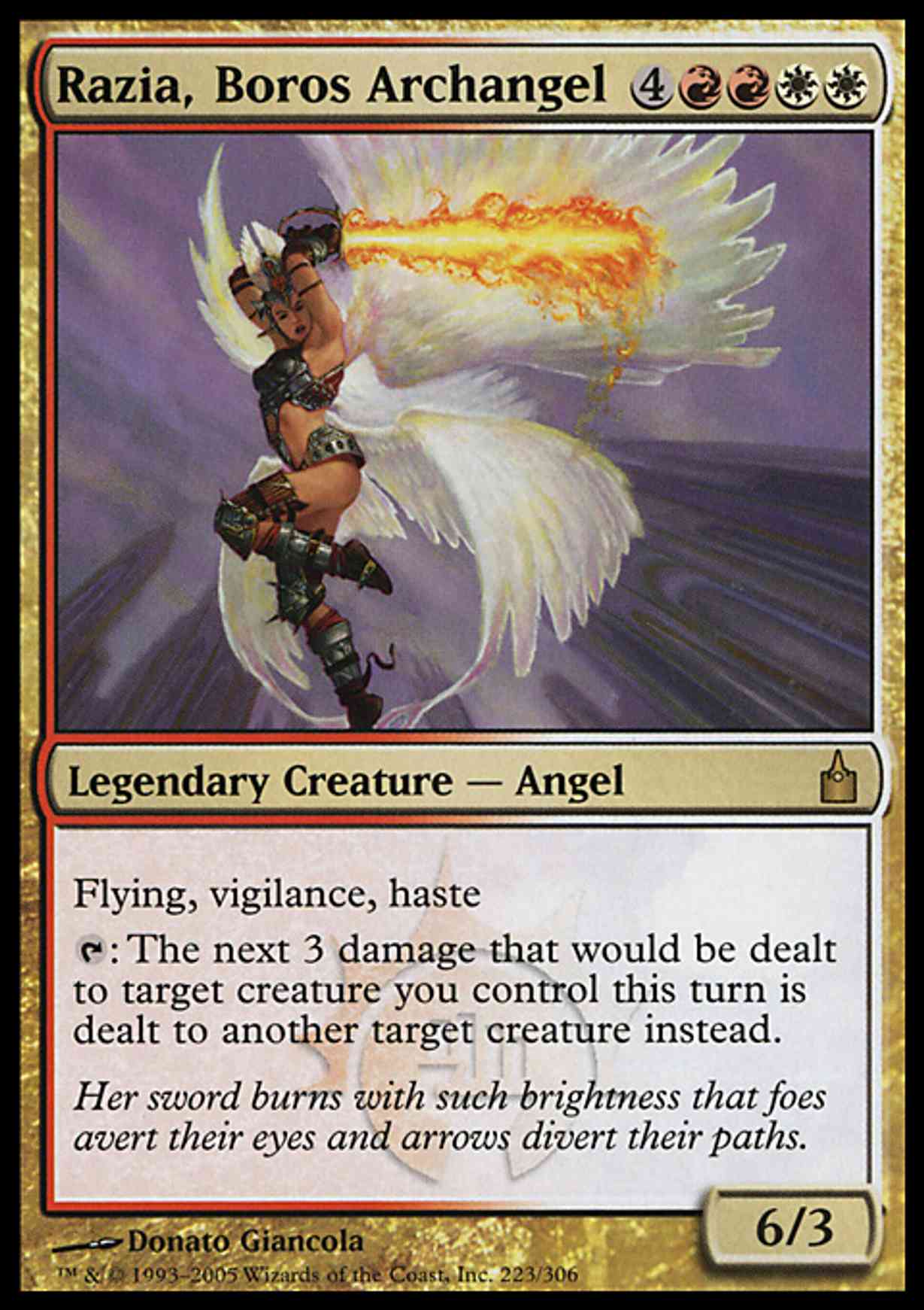 Razia, Boros Archangel magic card front