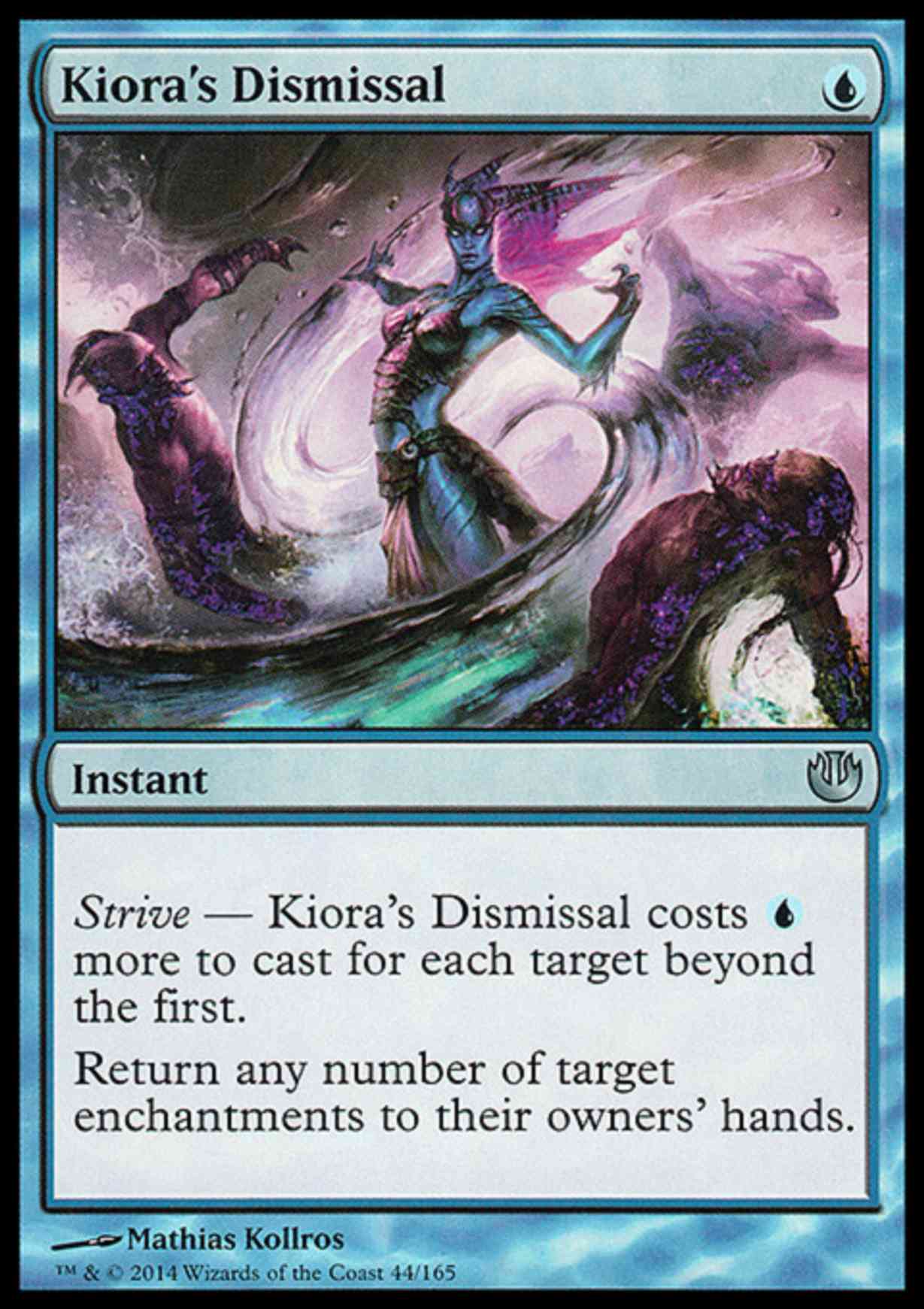 Kiora's Dismissal magic card front
