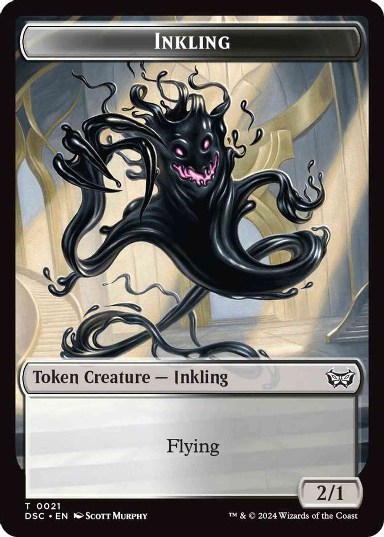 Inkling // Scarecrow Double-Sided Token magic card front