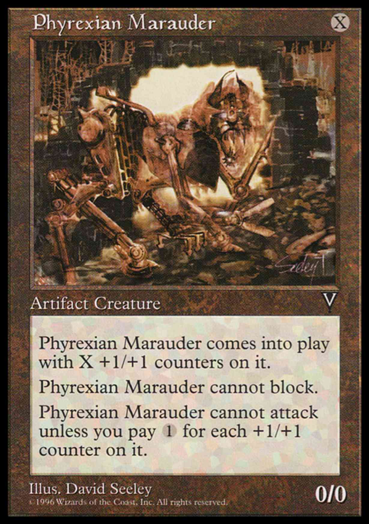 Phyrexian Marauder magic card front