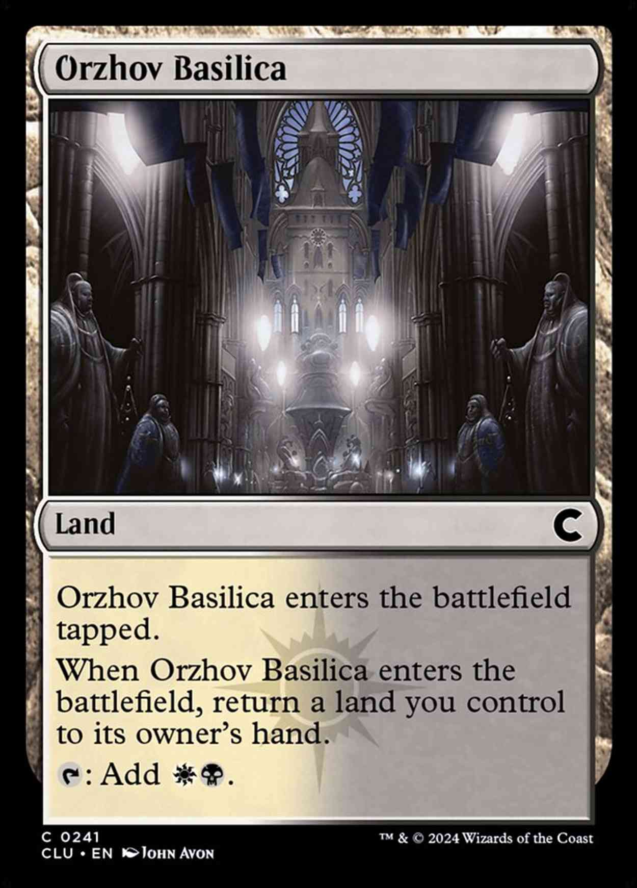 Orzhov Basilica magic card front