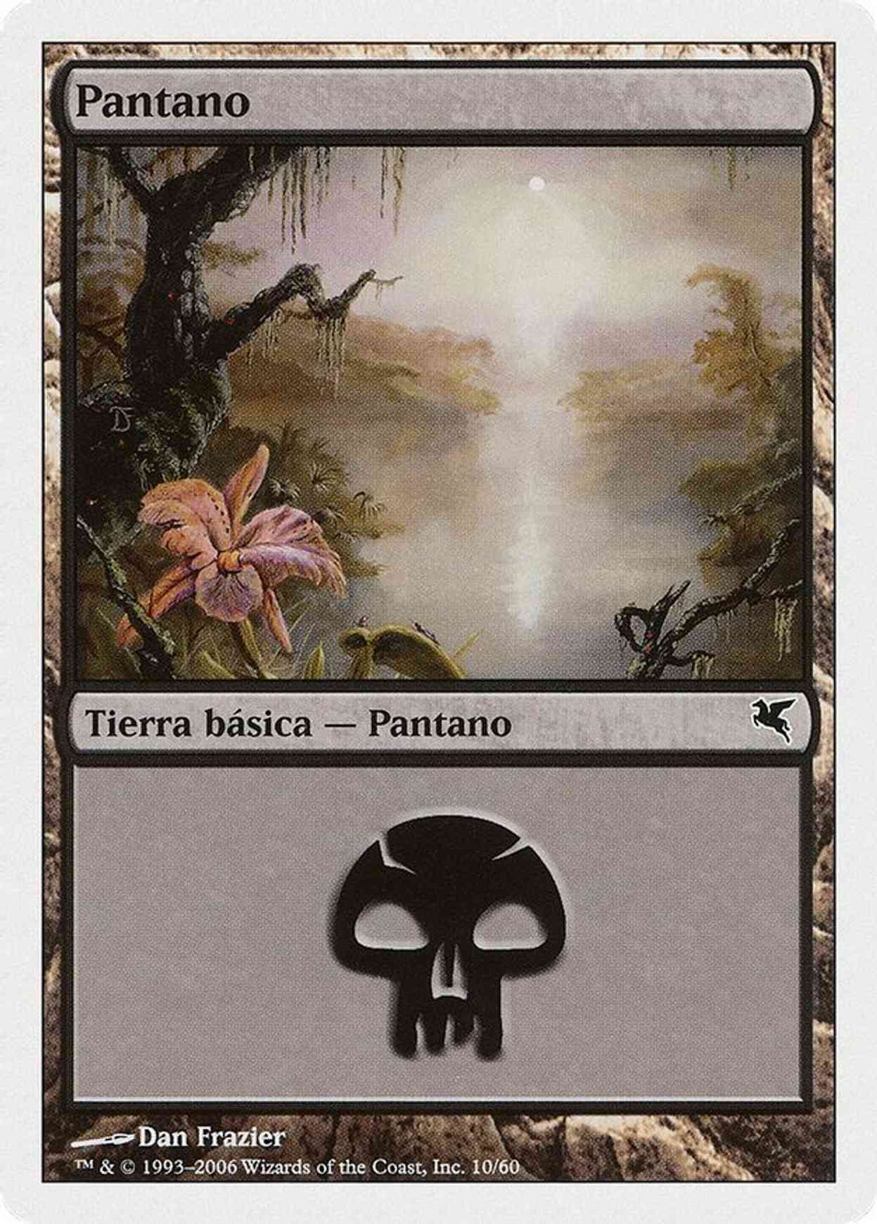 Swamp (Spanish) - "Pantano" (F10) magic card front