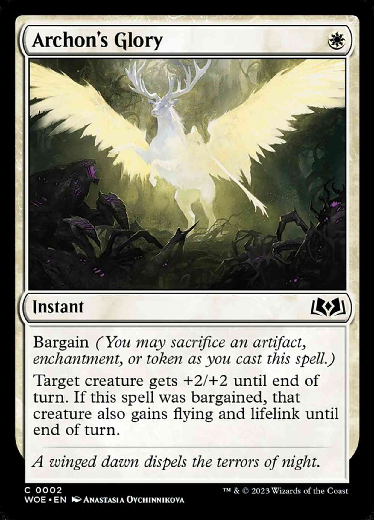 Archon's Glory magic card front