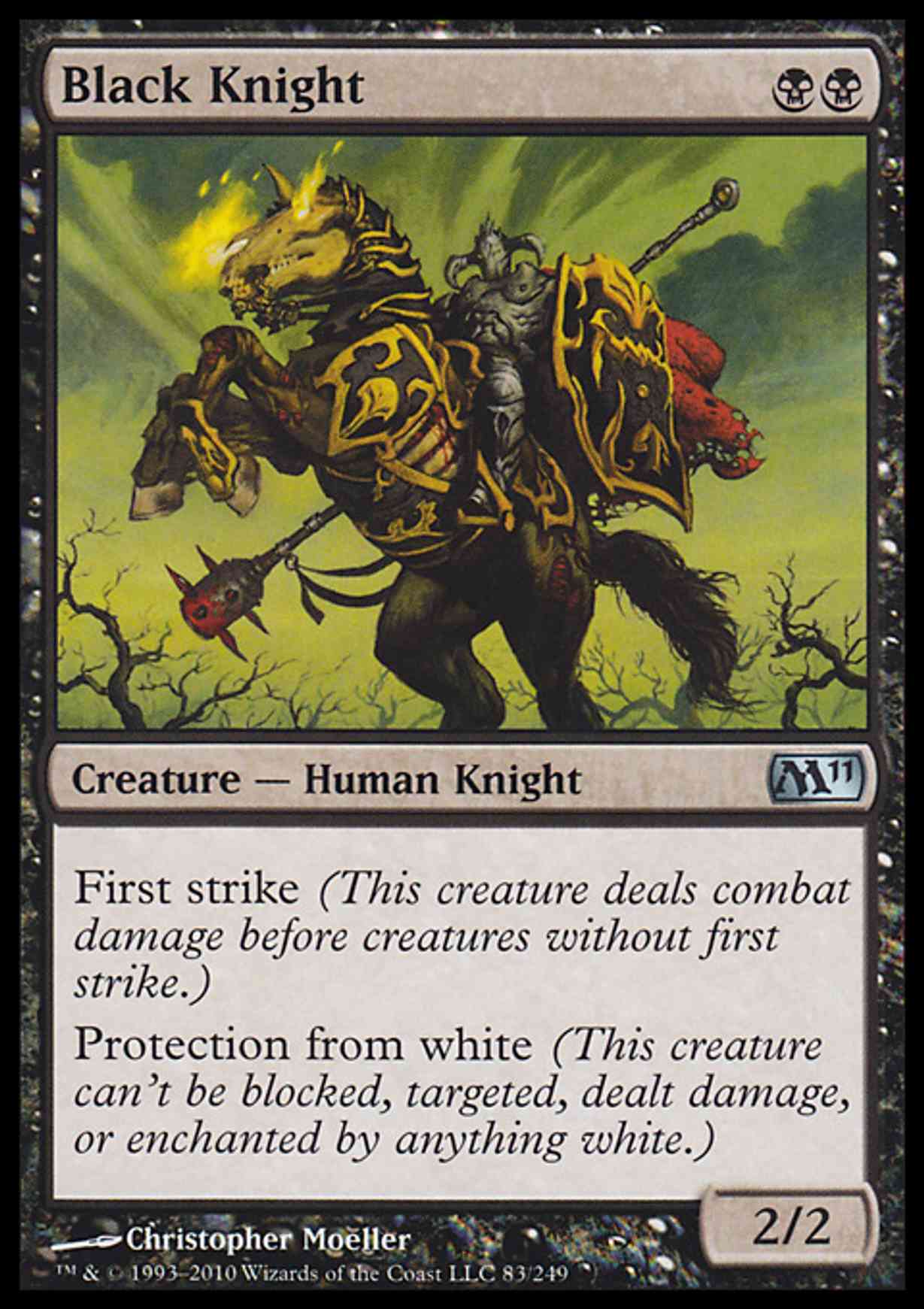 Black Knight magic card front