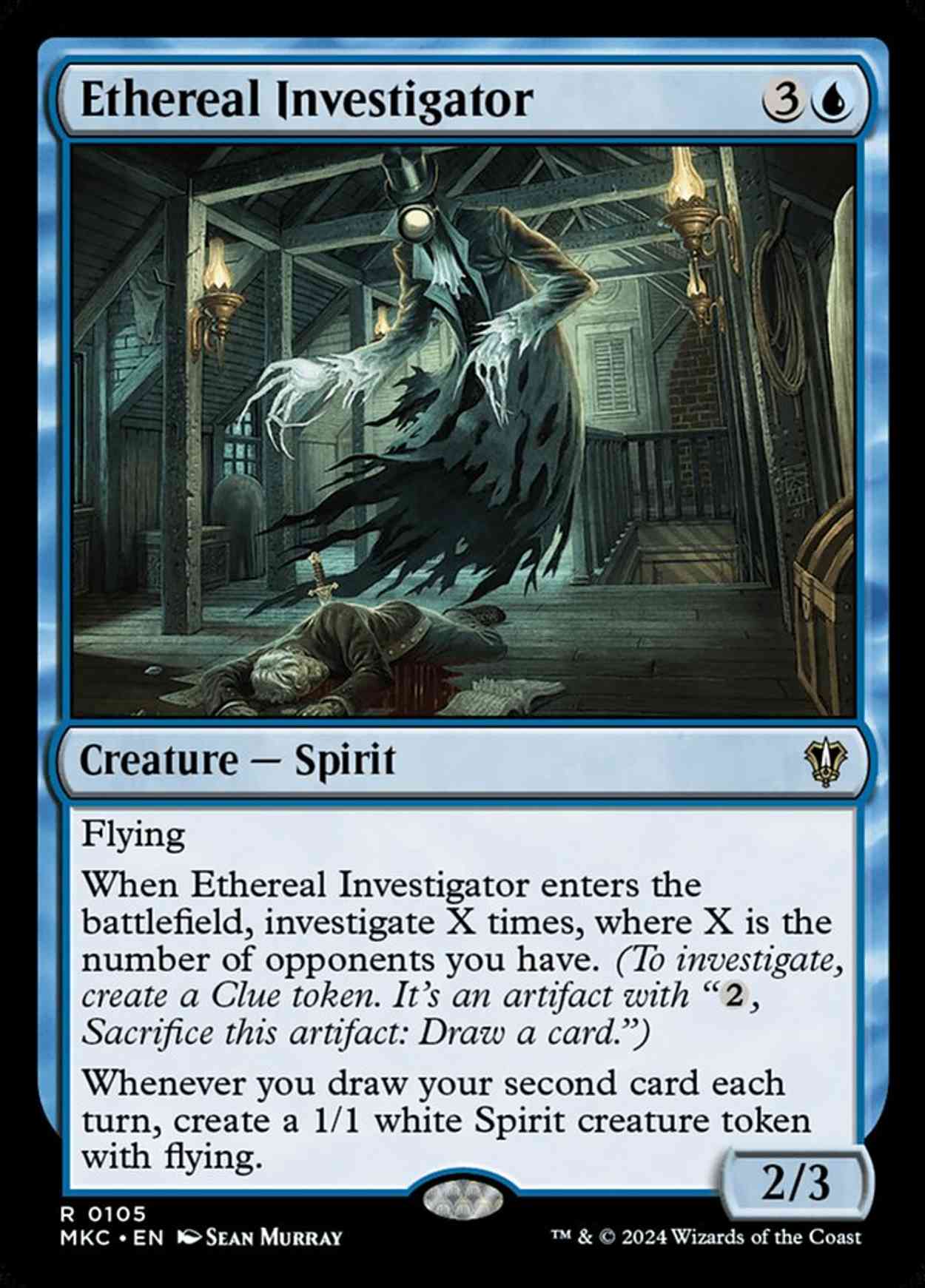 Ethereal Investigator magic card front