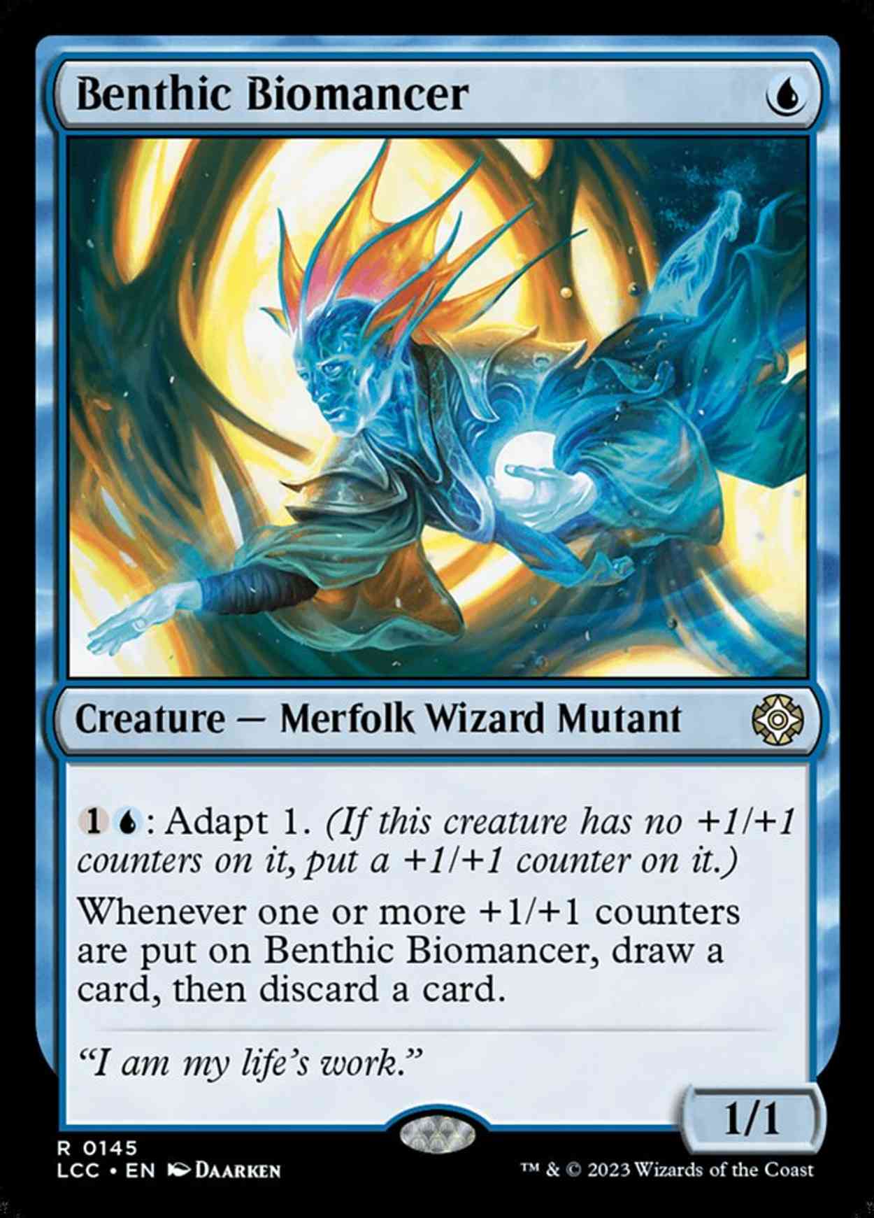 Benthic Biomancer magic card front