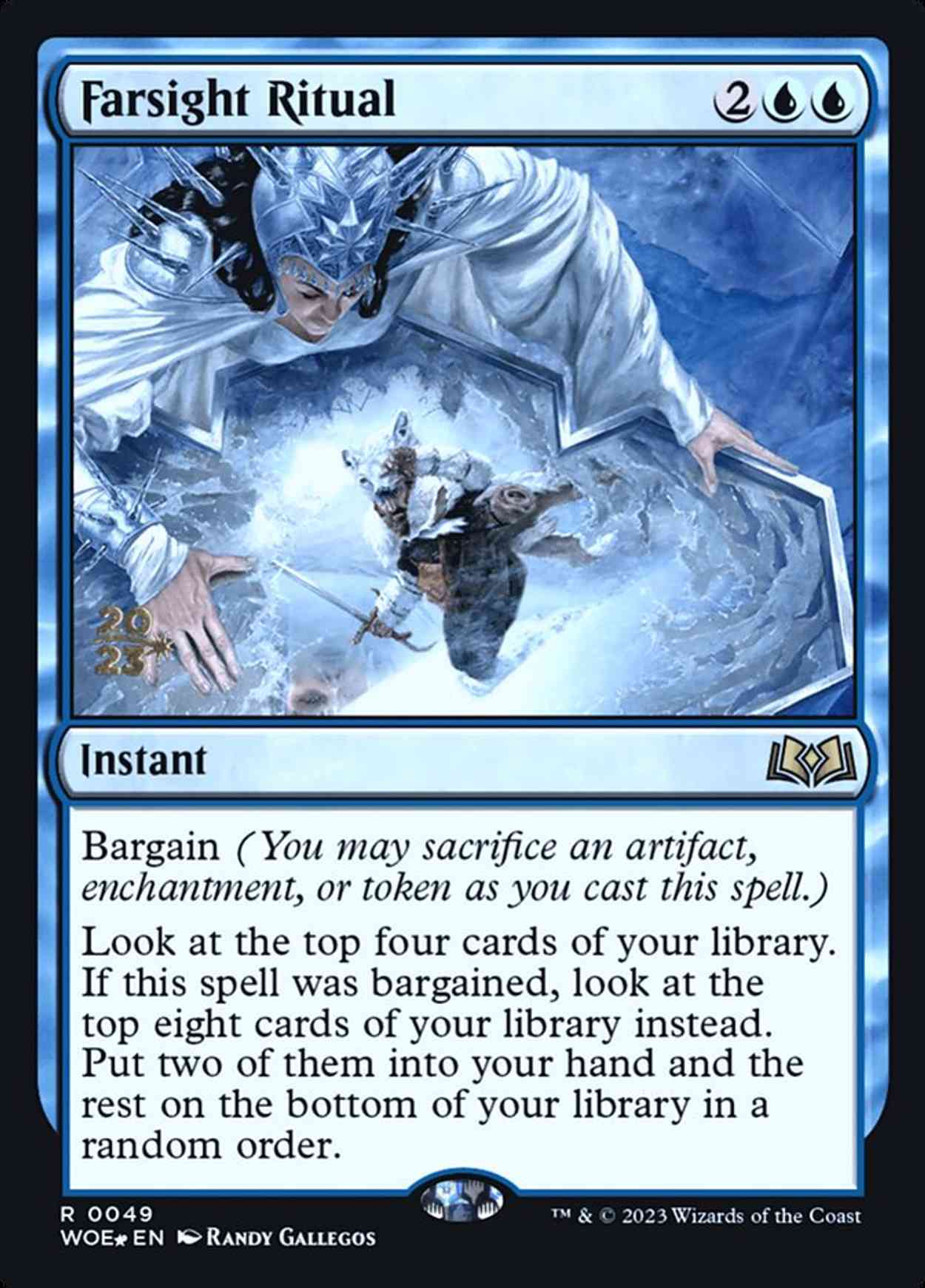 Farsight Ritual magic card front